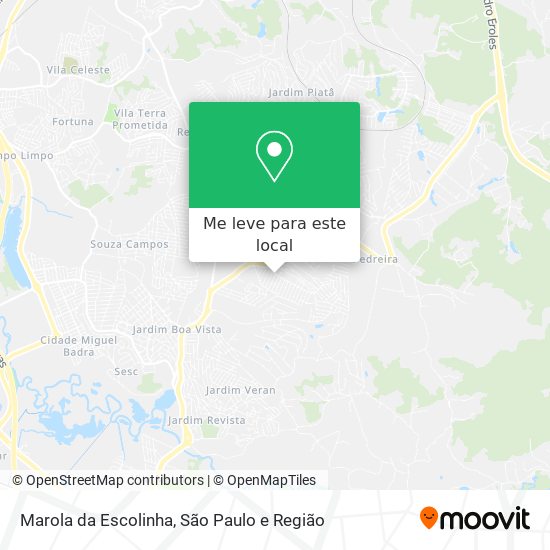 Marola da Escolinha mapa