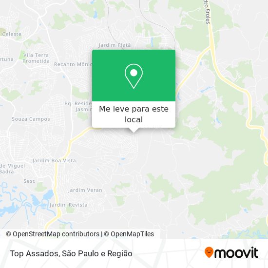 Top Assados mapa