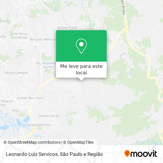 Leonardo Luiz Servicos mapa