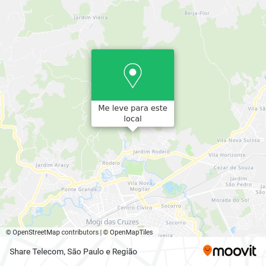 Share Telecom mapa