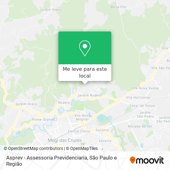 Asprev - Assessoria Previdenciaria mapa