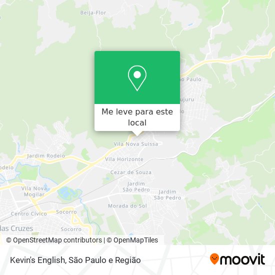 Kevin's English mapa