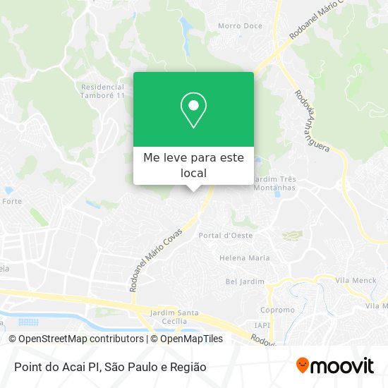 Point do Acai PI mapa