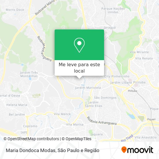 Maria Dondoca Modas mapa