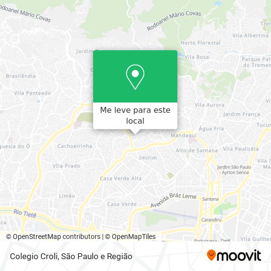 Colegio Croli mapa