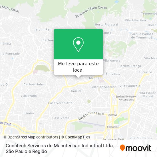 Confitech Servicos de Manutencao Industrial Ltda mapa