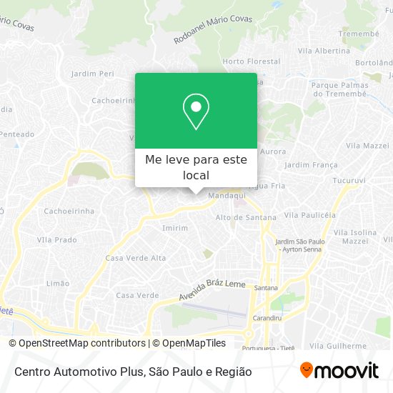 Centro Automotivo Plus mapa