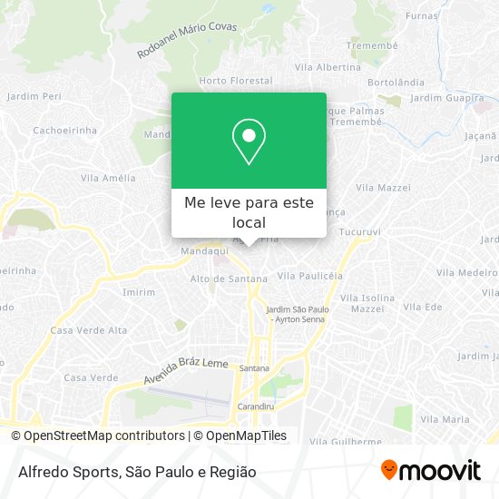 Alfredo Sports mapa