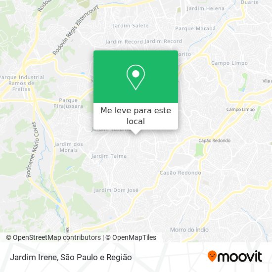Jardim Irene mapa