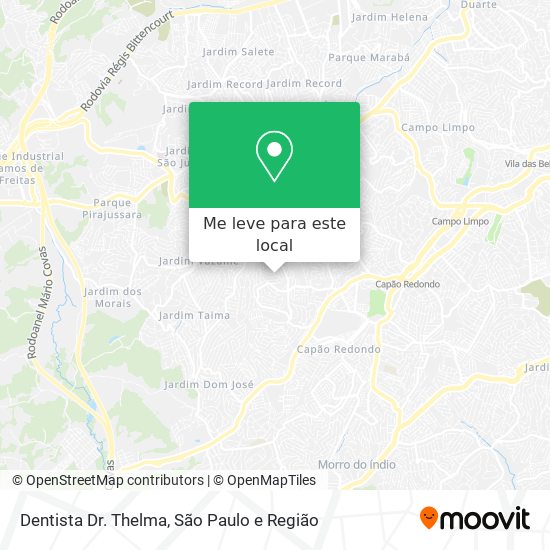 Dentista Dr. Thelma mapa
