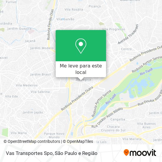 Vas Transportes Spo mapa