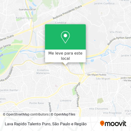 Lava Rapido Talento Puro mapa