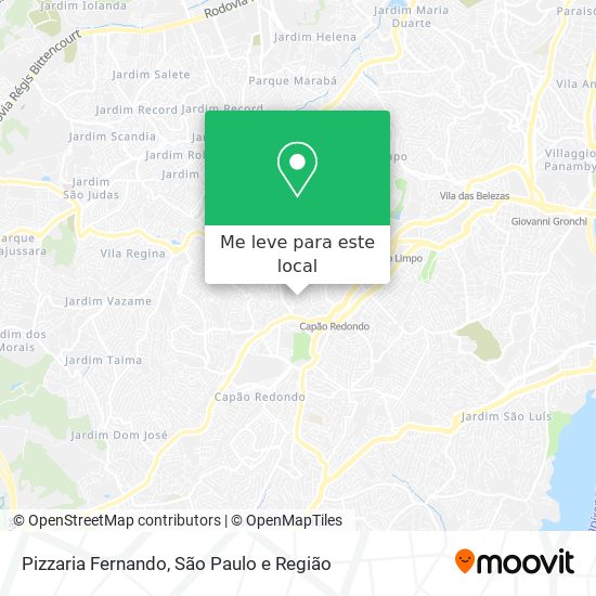 Pizzaria Fernando mapa
