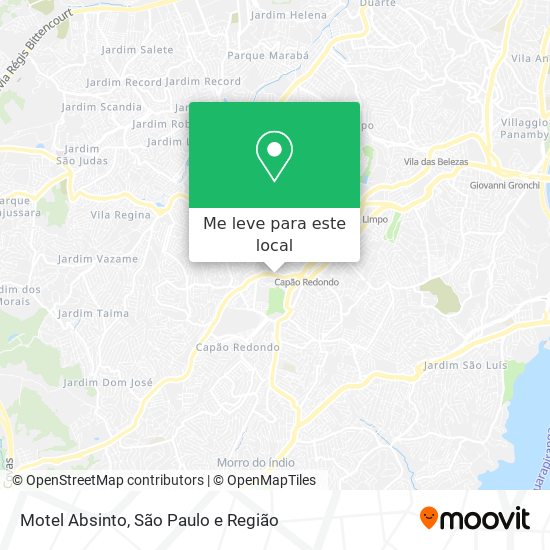 Motel Absinto mapa