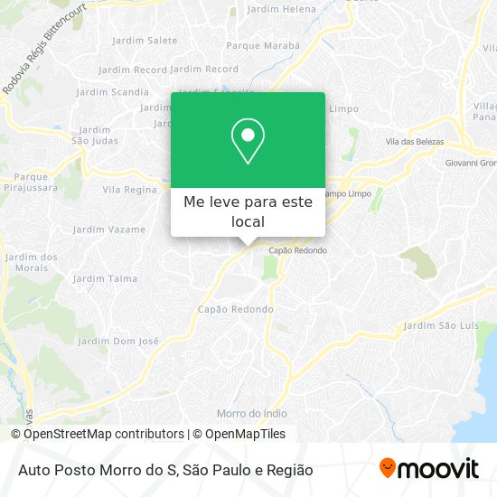 Auto Posto Morro do S mapa