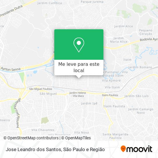 Jose Leandro dos Santos mapa
