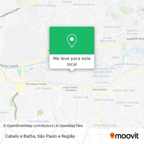 Cabelo e Barba mapa