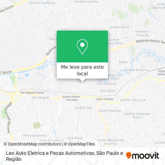 Leo Auto Eletrica e Pecas Automotivas mapa