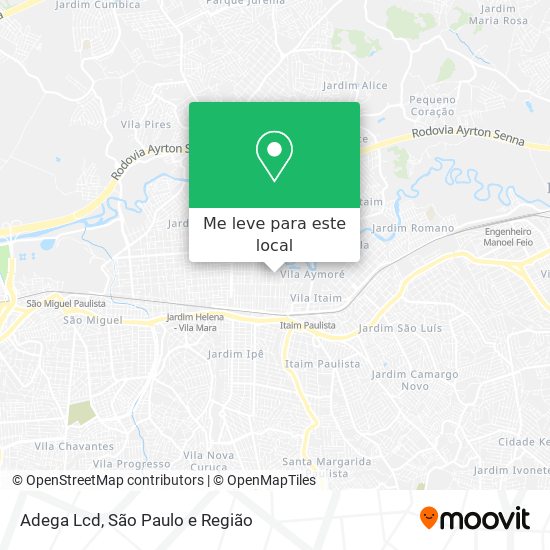 Adega Lcd mapa