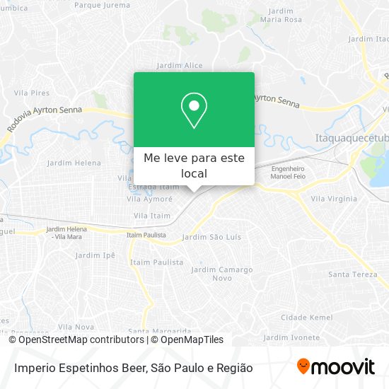 Imperio Espetinhos Beer mapa