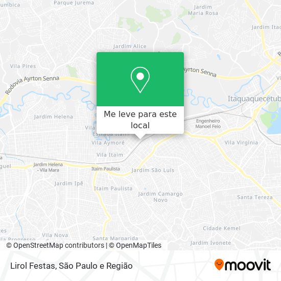 Lirol Festas mapa