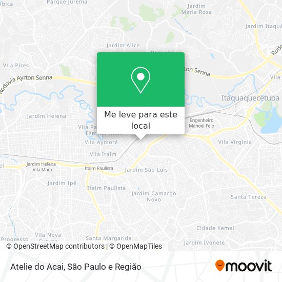 Atelie do Acai mapa