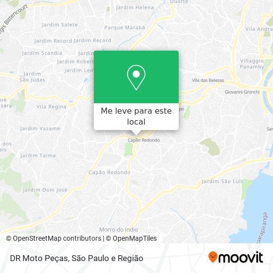 DR Moto Peças mapa