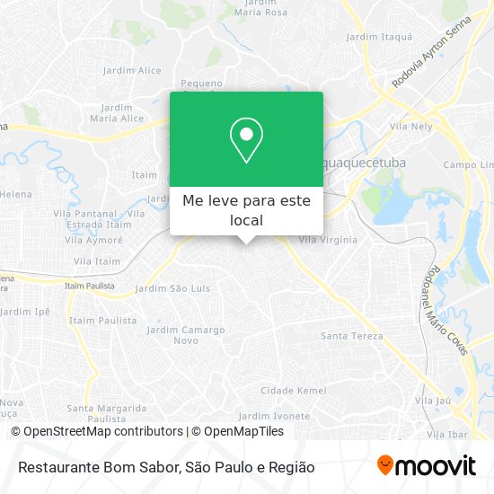 Restaurante Bom Sabor mapa