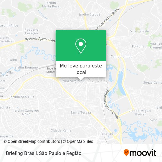 Briefing Brasil mapa