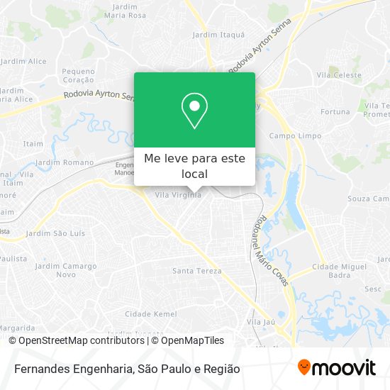 Fernandes Engenharia mapa
