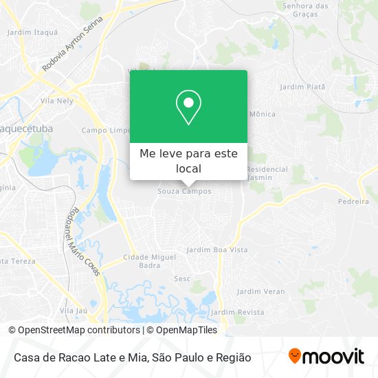 Casa de Racao Late e Mia mapa