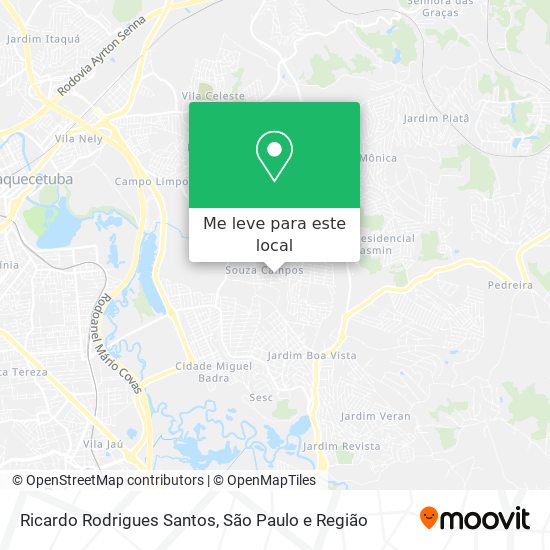 Ricardo Rodrigues Santos mapa