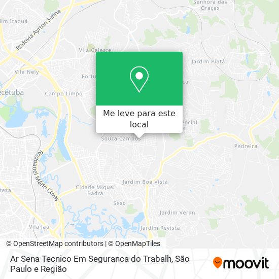 Ar Sena Tecnico Em Seguranca do Trabalh mapa