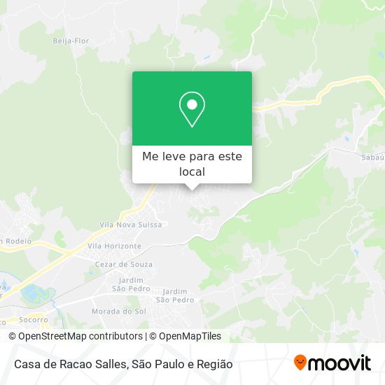 Casa de Racao Salles mapa