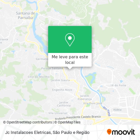 Jc Instalacoes Eletricas mapa