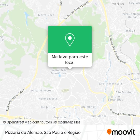 Pizzaria do Alemao mapa