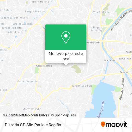 Pizzaria GP mapa