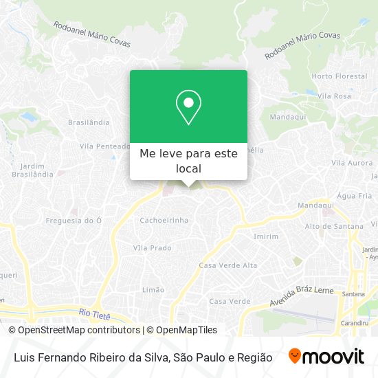 Luis Fernando Ribeiro da Silva mapa
