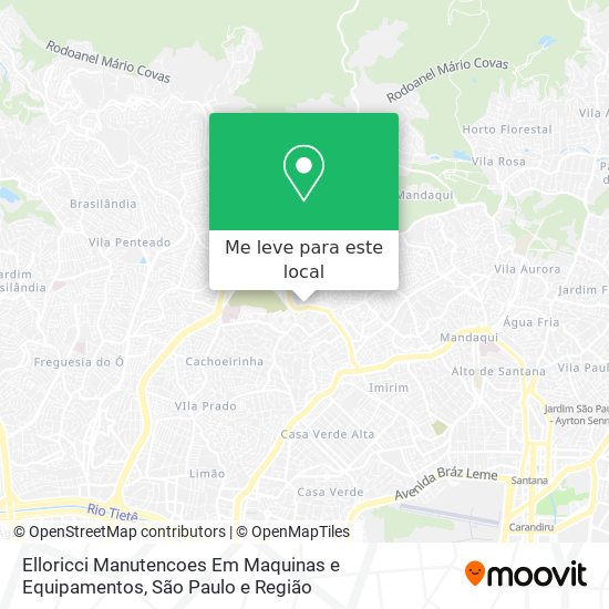 Elloricci Manutencoes Em Maquinas e Equipamentos mapa