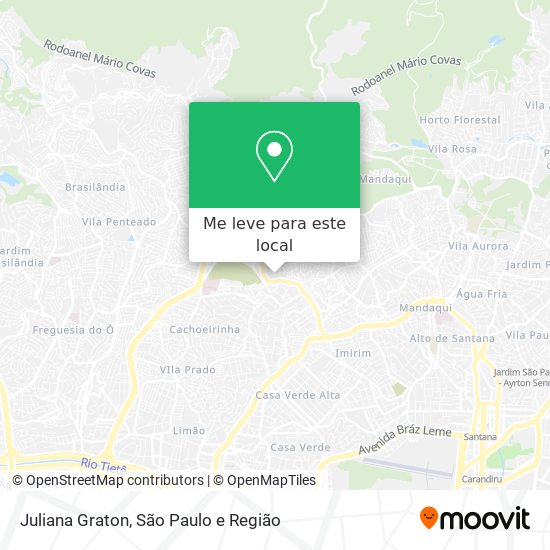Juliana Graton mapa
