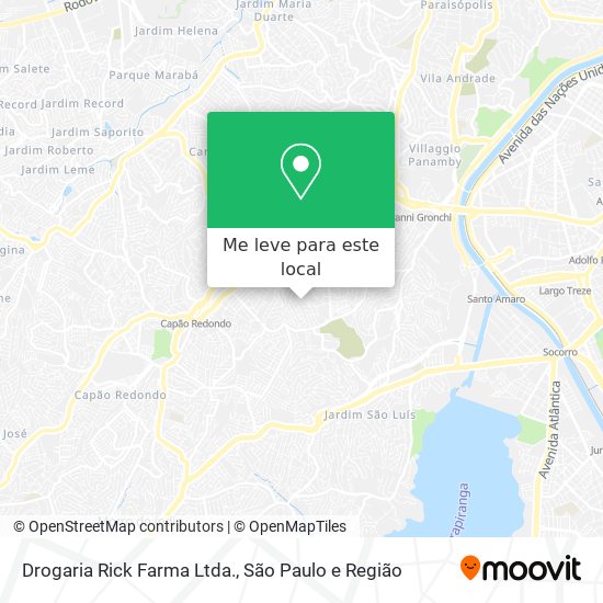 Drogaria Rick Farma Ltda. mapa