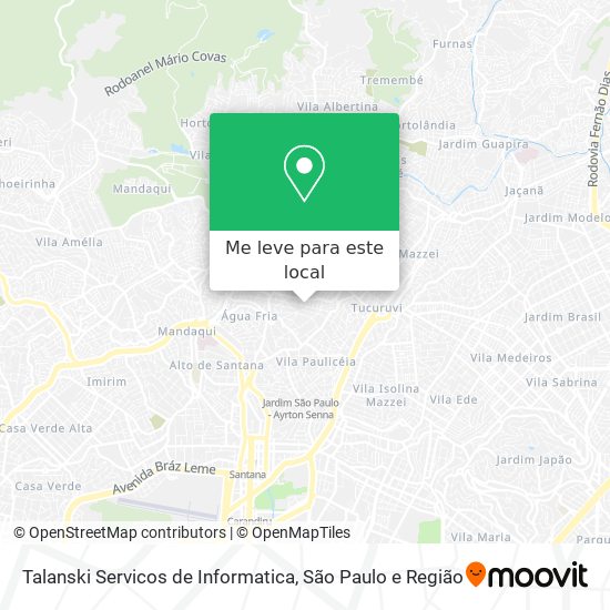 Talanski Servicos de Informatica mapa