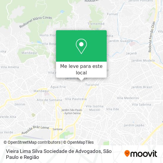 Vieira Lima Silva Sociedade de Advogados mapa
