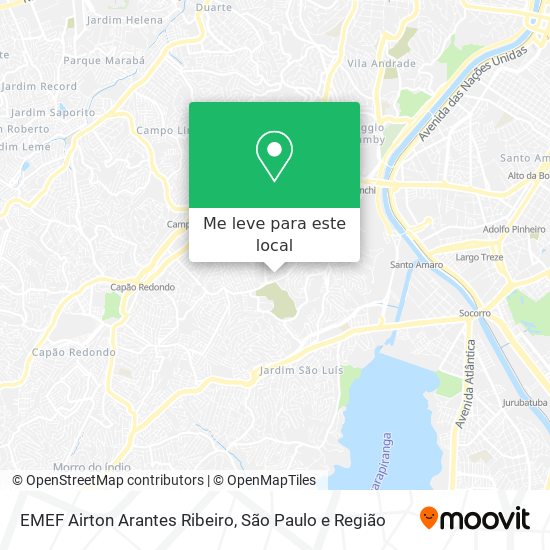 EMEF Airton Arantes Ribeiro mapa