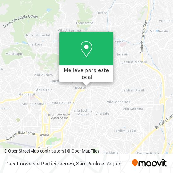 Cas Imoveis e Participacoes mapa