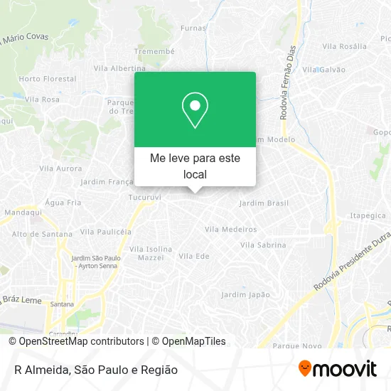 R Almeida mapa