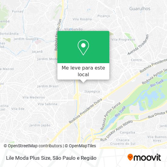 Lile Moda Plus Size mapa