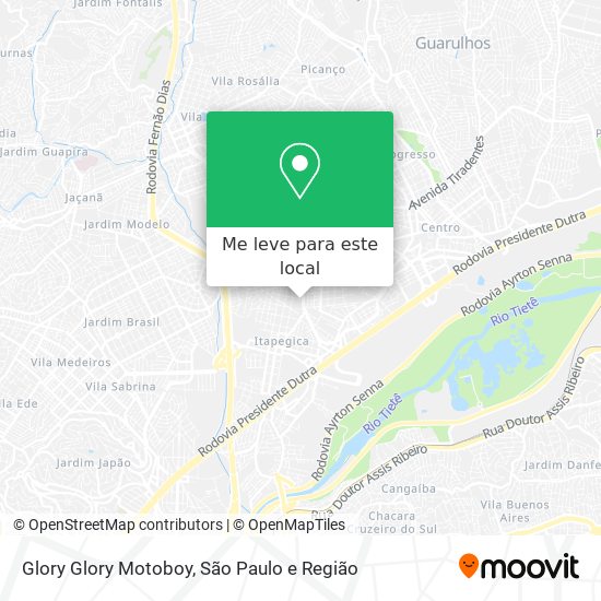 Glory Glory Motoboy mapa