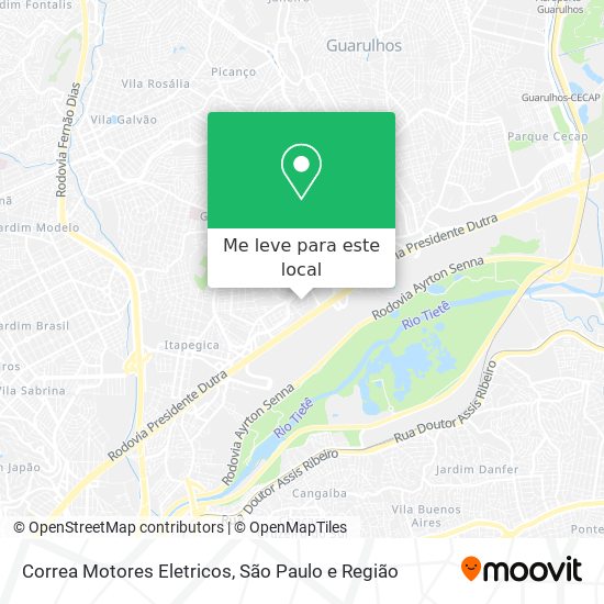 Correa Motores Eletricos mapa