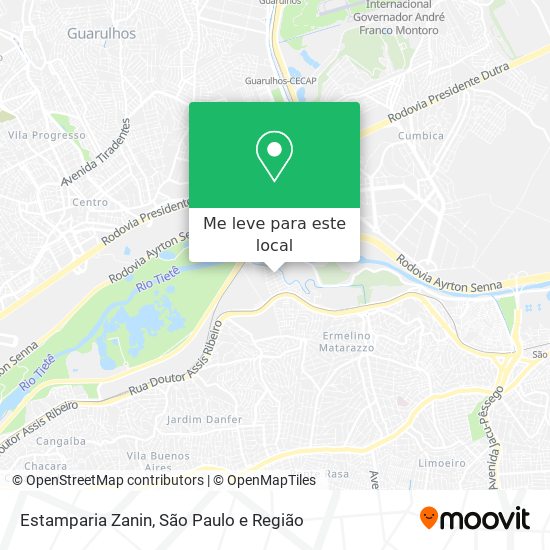 Estamparia Zanin mapa